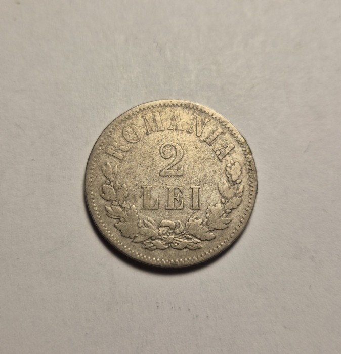 2 lei 1876 Rara