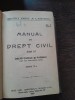 MANUAL DE DREPT CIVIL, OBLIGATIUNILE SI PROBELE, ANUL II