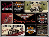 Set magneti - Harley Davidson, Nostalgic Art Merchandising
