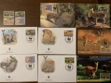 Swaziland - serie 4 timbre MNH, 4 FDC, 4 maxime, fauna wwf