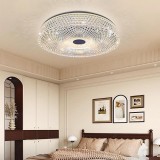 Lustra LED RADIAN Eleganza alba, 38.9W, 48.5 cm, lumina calda/neutra/rece