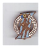 Insigna A III-a Spartachiada a Tineretului 1958, mic defect