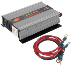 Invertor de tensiune, 12V - 220V AC, 1500W - 201065 foto