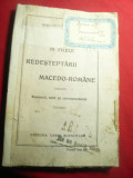 Gusu Papacostea Goga -In zilele redesteptarii Macedo-Romane-Prima Ed. 1927 ,144p