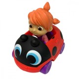Mini figurina cu masinuta, CoComelon, Ladybug CMW0176
