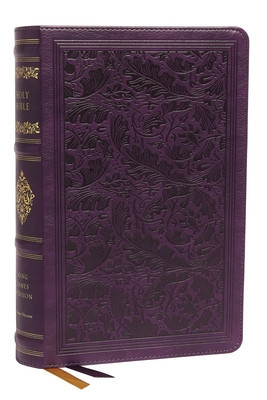 Kjv, Sovereign Collection Bible, Personal Size, Leathersoft, Purple, Thumb Indexed, Red Letter Edition, Comfort Print: Holy Bible, King James Version foto