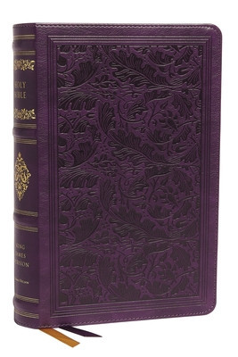 Kjv, Sovereign Collection Bible, Personal Size, Leathersoft, Purple, Thumb Indexed, Red Letter Edition, Comfort Print: Holy Bible, King James Version