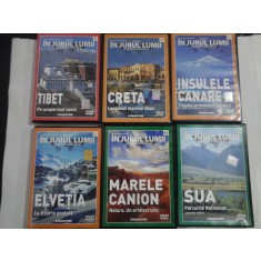 Din Colectia IN JURUL LUMII - DeAGOSTINI ( 6 DVD -uri )