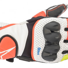 Manusi Moto Alpinestars SP-2 V3 Gloves, Alb/Rosu/Negru, Large