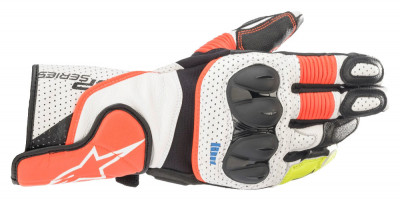 Manusi Moto Alpinestars SP-2 V3 Gloves, Alb/Rosu/Negru, Small foto