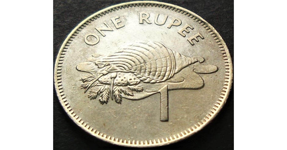 Moneda exotica 1 RUPIE / RUPEE - Insulele SEYCHELLES, anul 1982 * cod ...