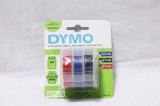 Dymo Embossing Labels Multi-Pack 9mm red blue black originale sigilate