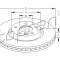 Disc frana VW TRANSPORTER V platou / sasiu (7JD, 7JE, 7JL, 7JY, 7JZ, 7FD) (2003 - 2016) TOPRAN 110 429