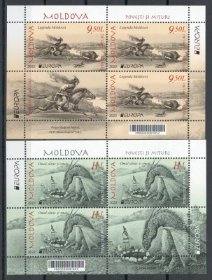 Moldova 2022 Mi 1189/90 klb MNH - Europa: Povesti si legende foto