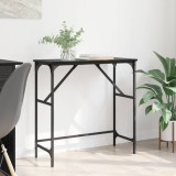 vidaXL Masă de consolă Stejar Negru 75 x 32 x 75 cm Lemn compozit 882210