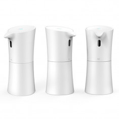 Dispenser pentru sapun lichid/dezinfectant, 4 x AA, senzor infrarosu, Alb foto