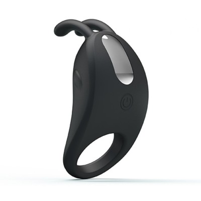 Inel de Penis Rapid 7 Moduri Vibratii Erospace, Silicon, USB, Negru foto