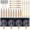 Kit tester si sincronizare carburatoare, set 4 manometre, 26 elemente, Geko G30071