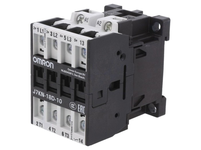 Contactor 3P 18A 230VAC NO