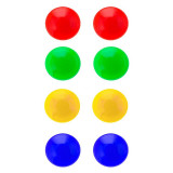 Set 8 magneti colorati pentru tabla magnetica, Springos, diametru 20 mm, Multicolor