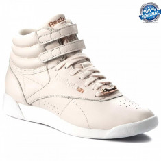 Ghete ORIGINALE 100% Reebok Freestyle Hi Muted Luxury LEATHER unisex nr 40 foto