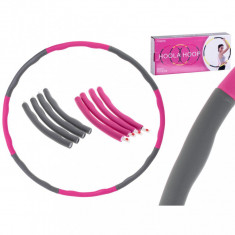 Cerc HOOLA HOOP pentru slabit, diametru 85cm, demontabil