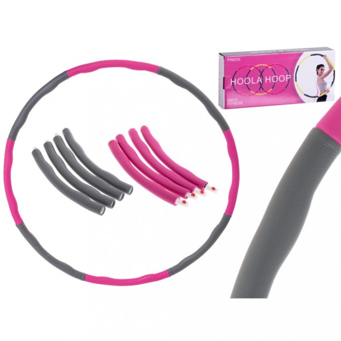 Cerc HOOLA HOOP pentru slabit, diametru 85cm, demontabil