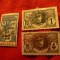 3 Timbre Guineea Franceza 1906 : Gen. Faidherbe si Palmier , stampilate