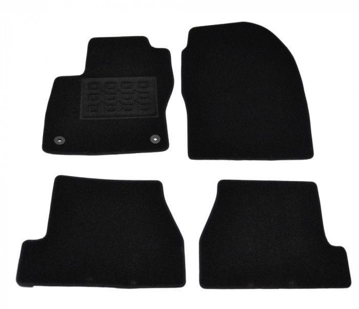 Covorase mocheta Ford Focus cu 5 Usi 3/2011- Focus SW/Combi 06/2011- si Focus SW/Combi 02/2005-05/2011 Negru , set de 4 bucati