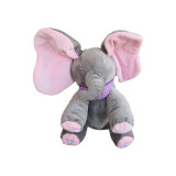 Jucarie de plus elefantelul Dumbo 30 cm, cu baterii