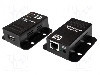 Cablu RJ45 soclu x2, USB A soclu, USB B soclu, USB 1.1, USB 2.0, lungime {{Lungime cablu}}, negru, LOGILINK - UA0267 foto