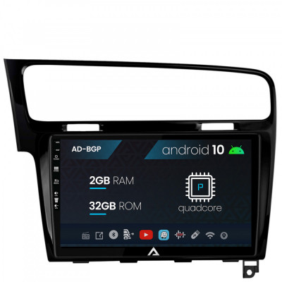 Navigatie Volkswagen Golf 7, Android 10, P-Quadcore 2GB RAM + 32GB ROM, 10.1 Inch - AD-BGP10002+AD-BGRKIT023B foto