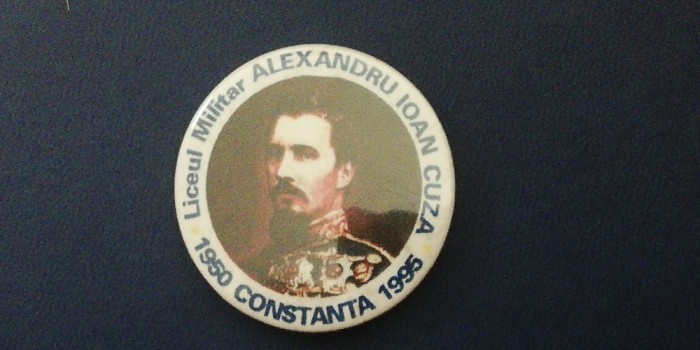 QW9 N2 5 - insigna - militar - marina - Liceul militar marina - Al Cuza - 1995