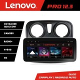 Navigatie Dacia Sandero Logan 2012-2020 K-sandero Lenovo PRO 4+64 12.3 inch qled android 4G DSP gps internet CarStore Technology