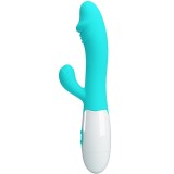 High Tech-Snappy G-spot Vibrator Aqua Green-Silicon, 12 Trepte