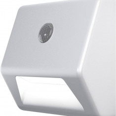 Corp de iluminat LEDVANCE NIGHTLUX Stair White, cu senzor de mișcare, 3xAAA, 73x28x84 mm