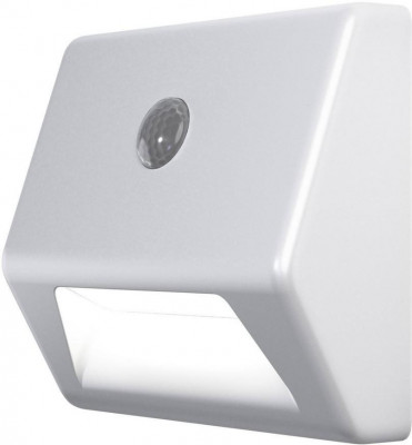 Corp de iluminat LEDVANCE NIGHTLUX Stair White, cu senzor de mișcare, 3xAAA, 73x28x84 mm foto