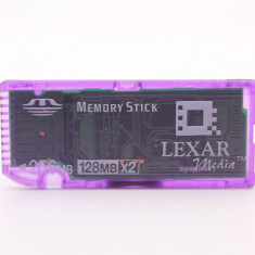 Card memorie Lexar Memory Stick 256 MB 128+128 MB