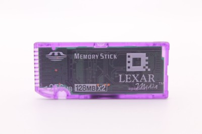 Card memorie Lexar Memory Stick 256 MB 128+128 MB foto