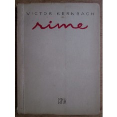 Victor Kernbach - Rime (1956)