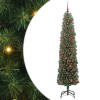 VidaXL Brad de Crăciun artificial Verde 180 cm PVC și oțel și plastic 3394943