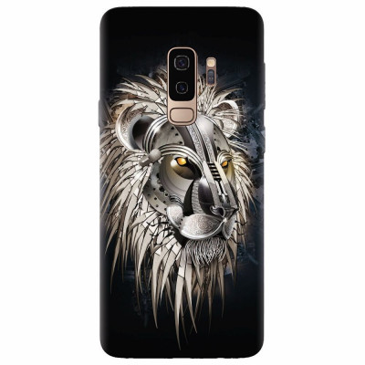 Husa silicon pentru Samsung S9 Plus, Abstract Lion 001 foto