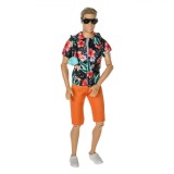 Păpușă Manechin, Brad, Cămașă Multicolor, Pantaloni Portocalii, 30 cm, Oem