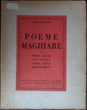 EUGEN JEBELEANU: POEME MAGHIARE/1949/DESENE CORDESCU/DEDICATIE pt dr.PETRU GROZA