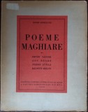 EUGEN JEBELEANU: POEME MAGHIARE/1949/DESENE CORDESCU/DEDICATIE pt dr.PETRU GROZA