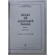ATLAS DE ANATOMIE UMANA DE MIRCEA GH. IFRIM VOL 2 BUCURESTI 1984