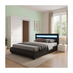 Dormitor COD 1125 Negru 160X200