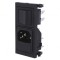 Conector alimentare AC soclu tată 10A 250V IEC 60320