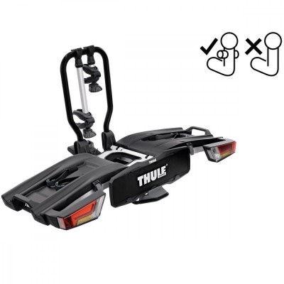 Suport 2 biciclete cu prindere pe carligul de remorcare Thule EasyFold XTF 2 foto
