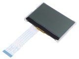 Afişaj LCD grafic 128x64 FSTN Positive - LED galben-verde